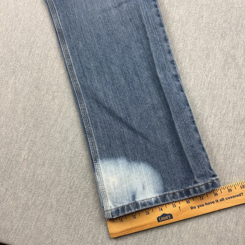 Carhartt Jeans Mens 36x34 Blue Denim Relaxed Fit Straight Holter Workwear 101483